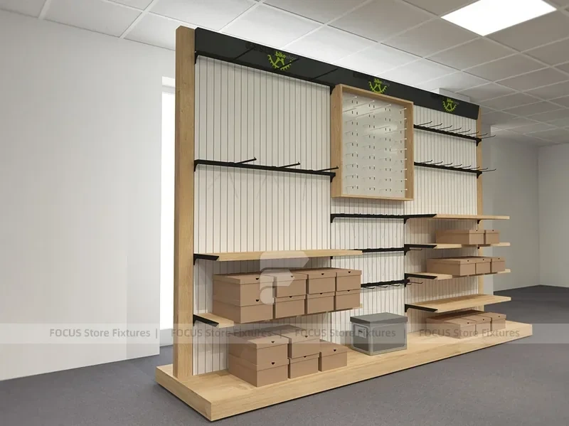 Gaiser Bike Shop Metal Wall Shelving Display