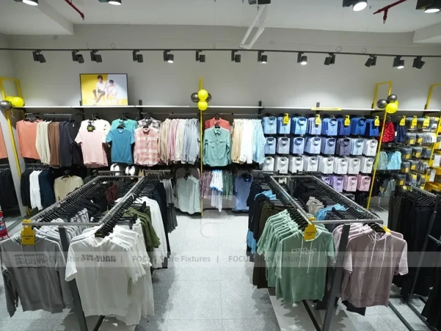 Girls Kidswear Wall Display with Colorful Dresses