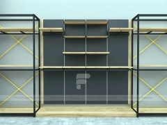 Goal Sports Retail Fixture Layout with Yellow Columns
