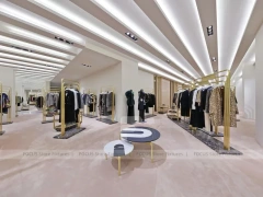 Gold Frame Fashion Boutique Lounge Display
