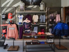 Gold Frame Handbag Wall Shelving Display