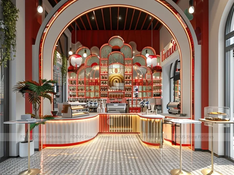 Grand Red Dessert Beverage Hall