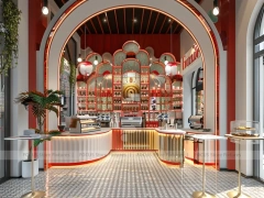 Grand Red Dessert Beverage Hall