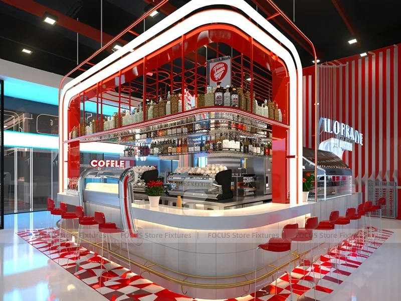 Grand Red Dessert Beverage Hall