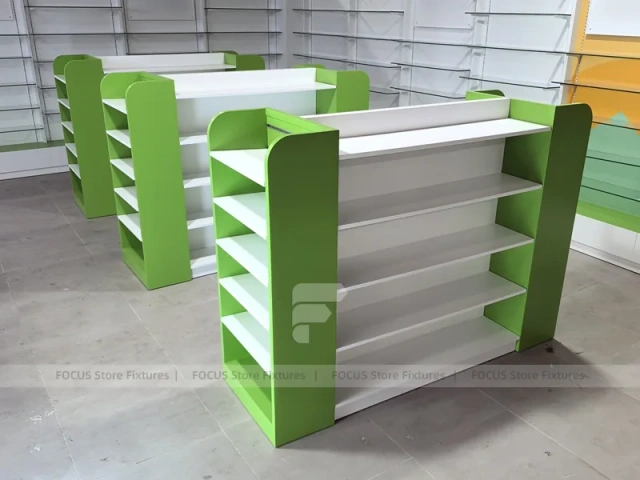 Green End Pharmacy Gondola Fixture Set