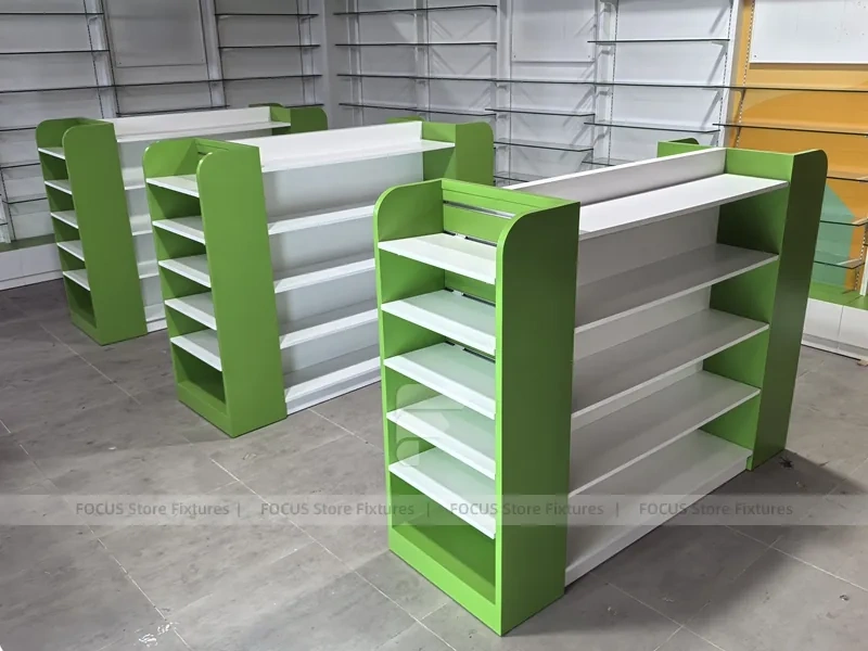 Green End Pharmacy Gondola Fixture Set