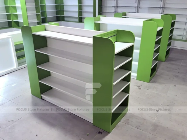 Green End Pharmacy Gondola Fixture Set