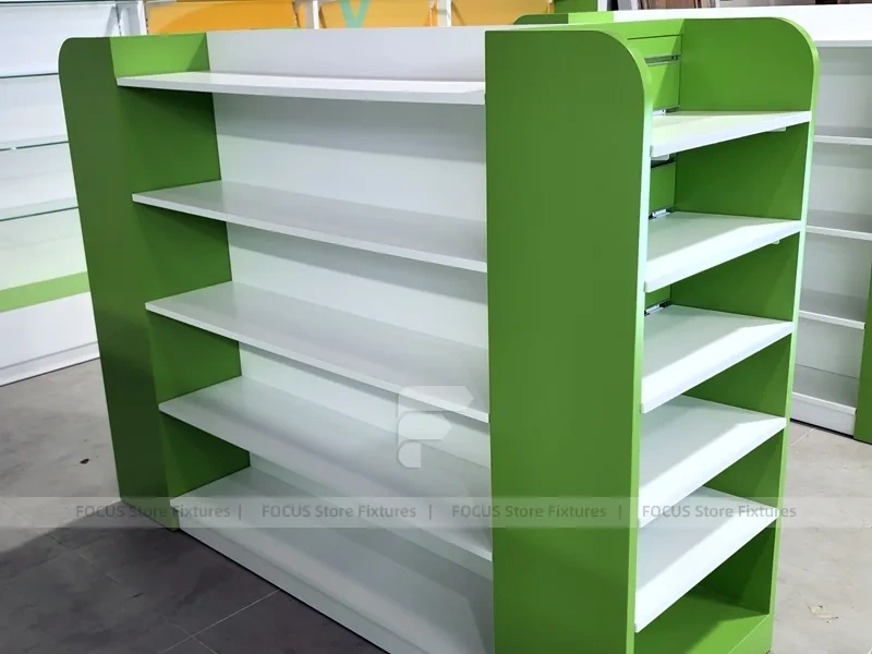 Green End Pharmacy Gondola Fixture Set
