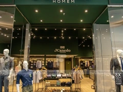 Green JCanedo Menswear Interior Display