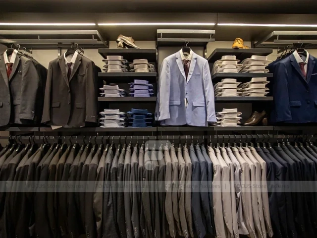 Green JCanedo Menswear Interior Display