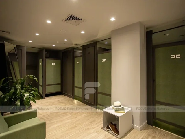 Green JCanedo Menswear Interior Display