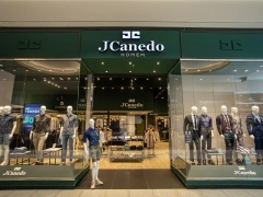 Green JCanedo Menswear Interior Display