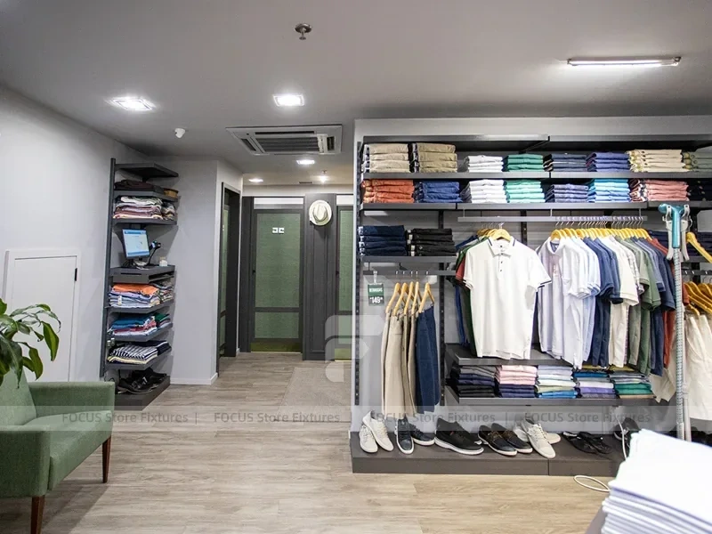 Green JCanedo Menswear Storefront Display
