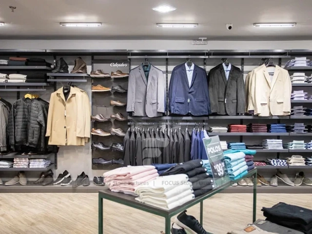 Green JCanedo Menswear Storefront Display