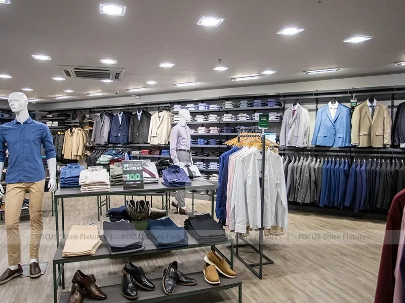 Green JCanedo Menswear Storefront Display