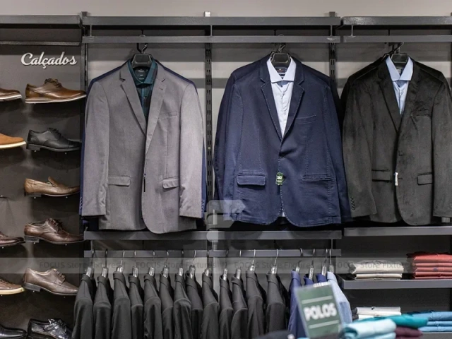 Green JCanedo Menswear Storefront Display