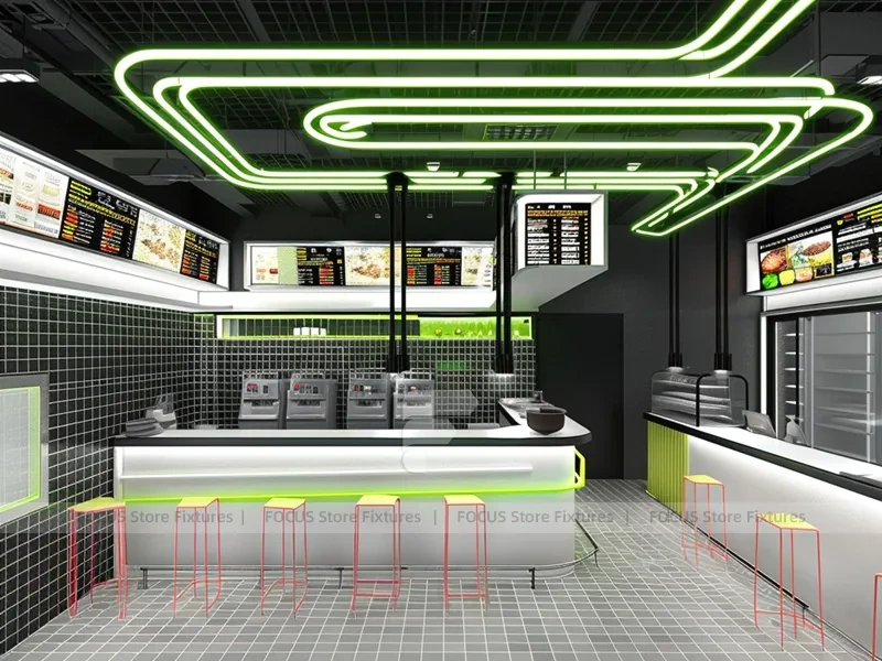 Green Line Juice Bar Corner Counter