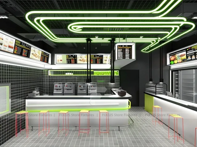 Green Line Juice Bar Corner Counter