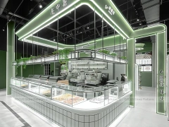 Green Line Juice Bar Corner Kiosk