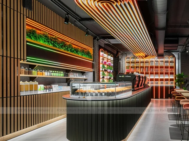 Green Line Juice Bar Corner Kiosk
