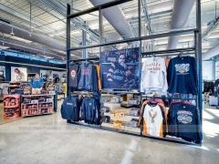 Industrial Team Apparel Hanging Rack Display