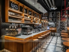 Jux Coffee Island Bar Layout