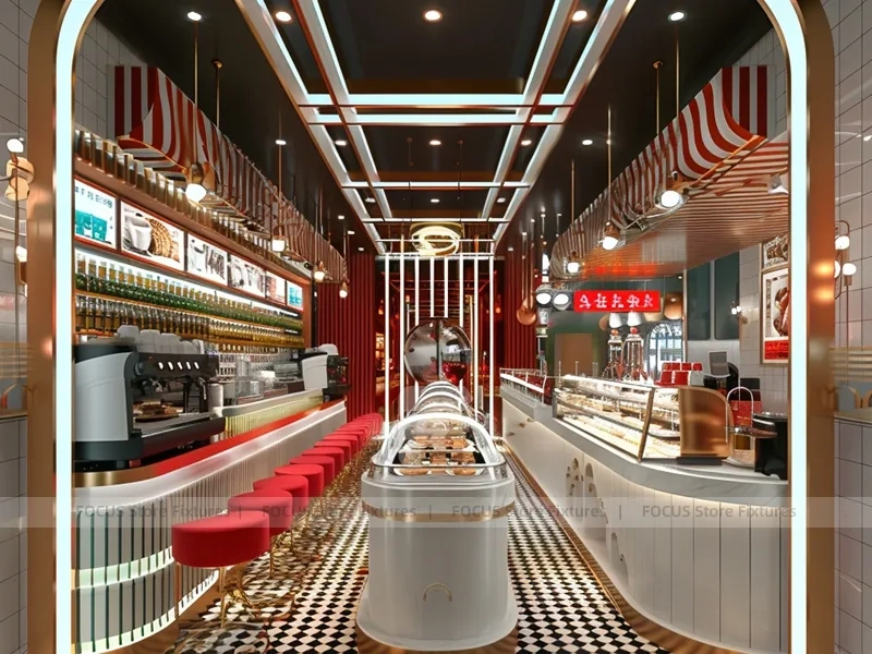 Jux Coffee Island Bar Layout