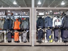 Large Sportswear Store Gondola and Footwear Display