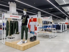 Large White Kids Fashion Store Interior Display