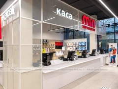 Large White Kids Fashion Store Interior Display