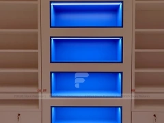 London Health Centre Blue Lit Pharmacy Wall Fixture