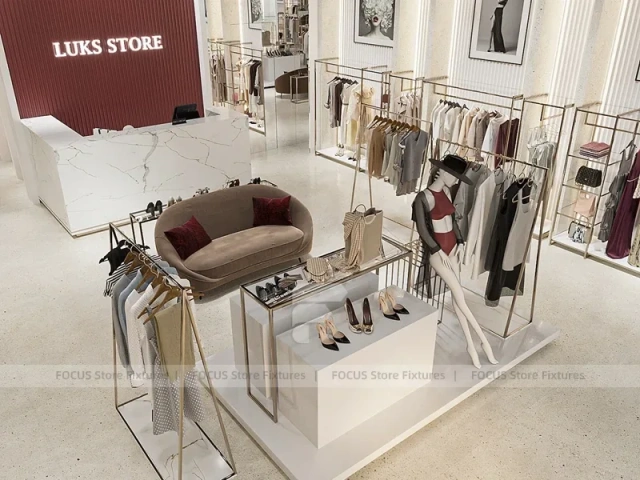 Luks Store Minimal Fashion Boutique Interior