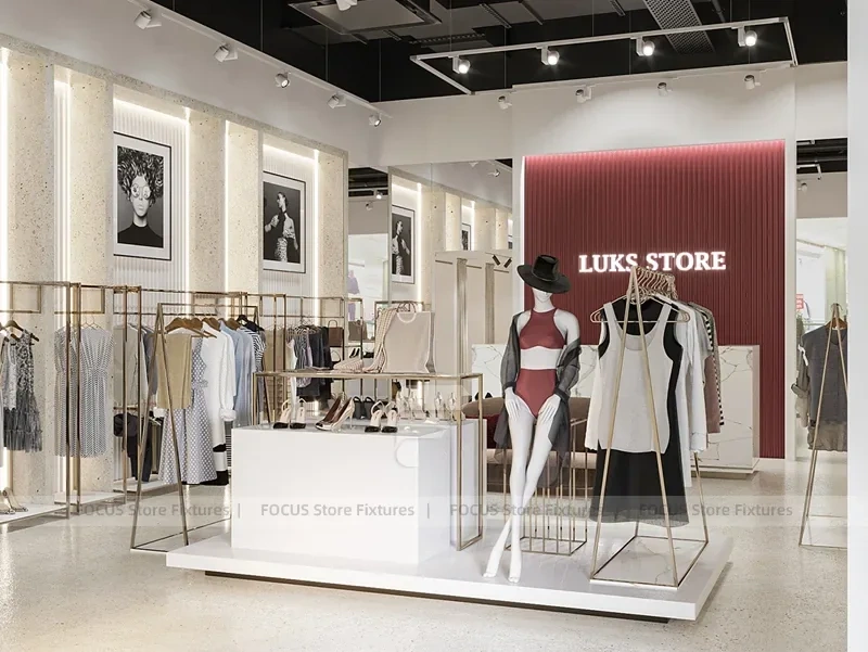 Luks Store Minimal Fashion Boutique Interior