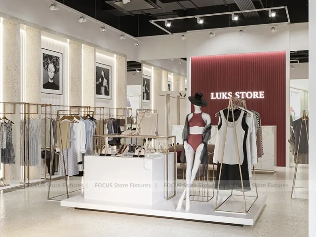 Luks Store Minimal Fashion Boutique Interior