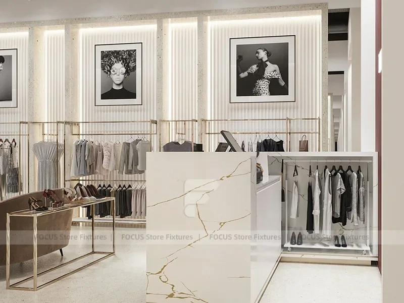 Luks Store Minimal Fashion Boutique Interior