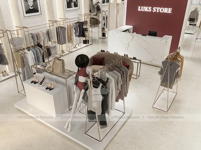 Luks Store Minimal Fashion Boutique Interior