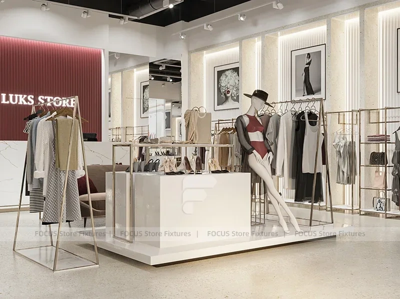 Luks Store Minimal Fashion Boutique Interior