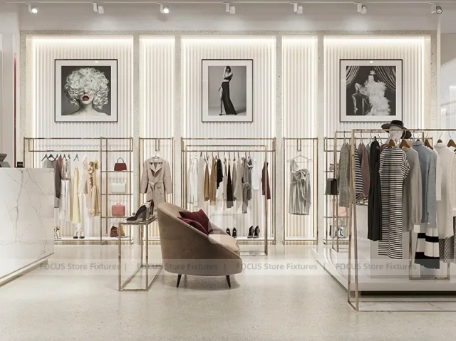 Luks Store Minimal Fashion Boutique Interior