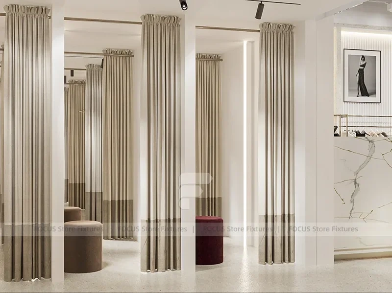 Luks Store Minimal Fashion Boutique Interior
