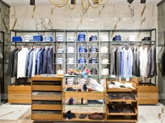 Luxury Menswear Marble Wall Display