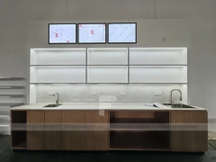 Minimal Pink Beverage Wall Shelving