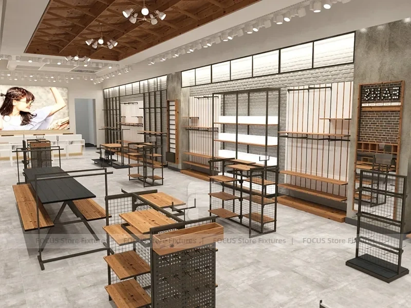 Modern Department Store Apparel Floor Plan Display