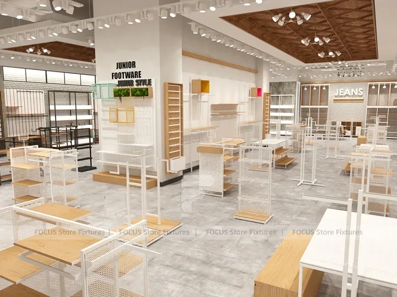 Modern Department Store Apparel Floor Plan Display