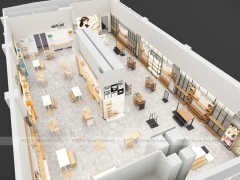 Modern Department Store Apparel Floor Plan Display