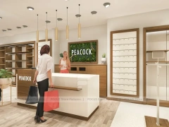Peacocks White Fashion Storefront Display