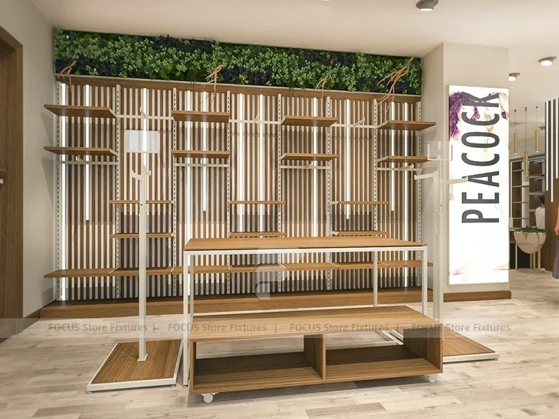 Peacocks White Fashion Storefront Display