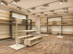 Peacocks Wood Slatwall Retail Fixture Layout