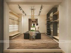 Peacocks Wood Slatwall Retail Fixture Layout