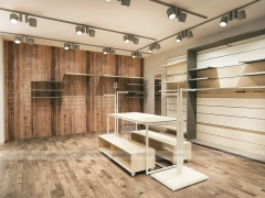 Peacocks Wood Slatwall Retail Fixture Layout