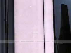 Pink Acrylic Beverage Wall Panel Detail